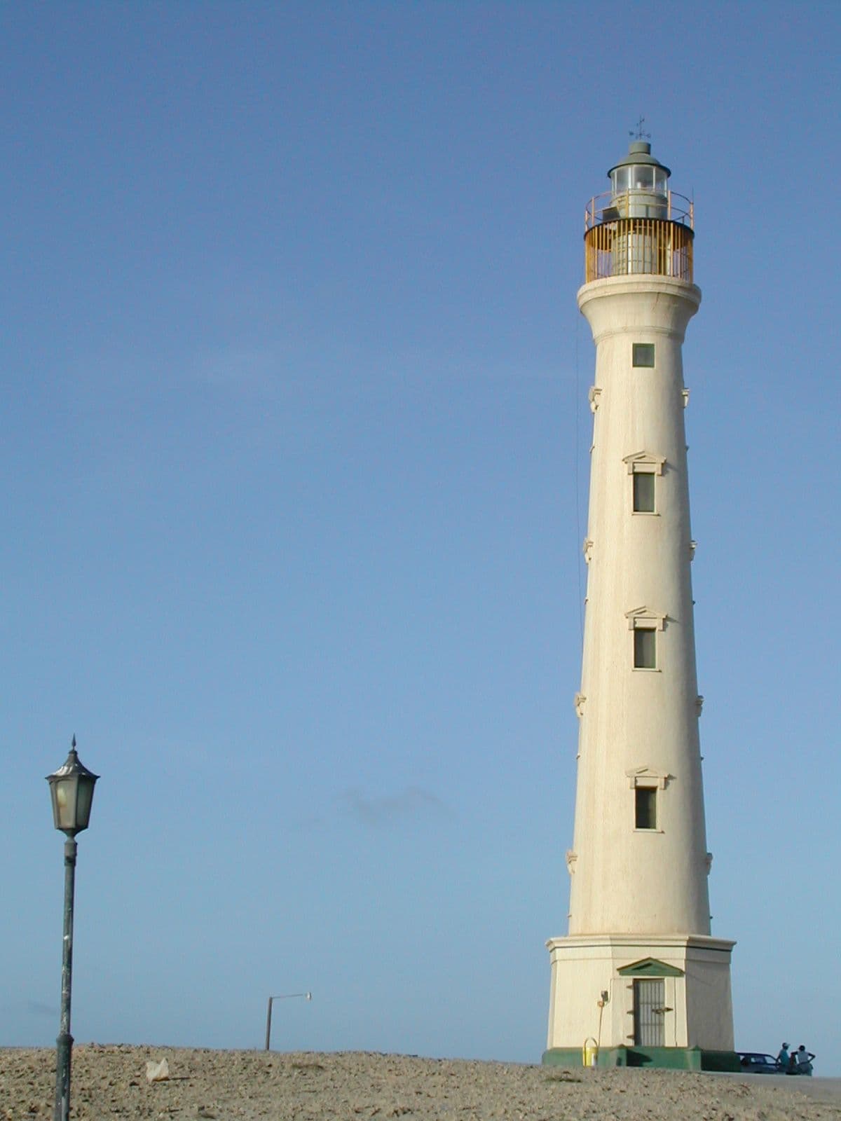The California Lighthouse at the northwest tip of Aruba, starting point of the rugged coastal off-road trail